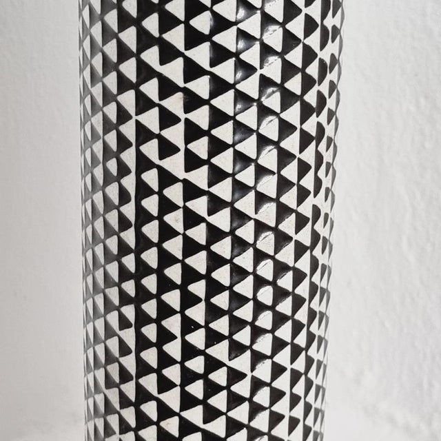 Scandinavian Modern Domino Vase attributed to Stig Lindberg for Gustavsberg, 1890s For Sale - Image 5 of 10
