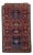 Vintage Handwoven Wool Rug Bagdad, 1970s For Sale