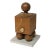 Mid 20th Century Wood Block Sculpture For Sale - Image 9 of 9