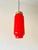 1960s Mid-Century Modern Red Pendant Light attributed to Vetreria Vistosi Murano, 1960s For Sale - Image 5 of 15