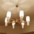 Large Pendant Light in Glass and Teak from Temde, 1960s For Sale - Image 14 of 18