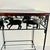 1990s Vintage Americana Southwestern Horse, Cowboy Boot, & Long Horn Steer Metal Framed Side Table For Sale - Image 11 of 17