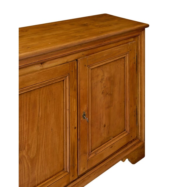 Late 19th Century Louis Philippe French Antique Buffet, Solid Wood, Circa 1880 For Sale - Image 5 of 9
