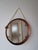 Brown Vintage Teak Mirror, 1960s For Sale - Image 8 of 16