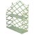 Small Painted Metal Shelf, 1950s For Sale - Image 6 of 6