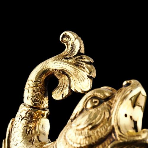 Sterling Silver Gilt Salt and Pepper Fish or Dolphin Shakers, Set of 2 For Sale - Image 14 of 18