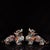 This charming pair of vintage cloisonne enamel guardian lions, or Foo Dogs, brings a touch of traditional elegance to any...