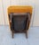 Wood Vintage Mid Century Orange Tufted Ottoman for Castro Convertibles Arden Chair For Sale - Image 7 of 7