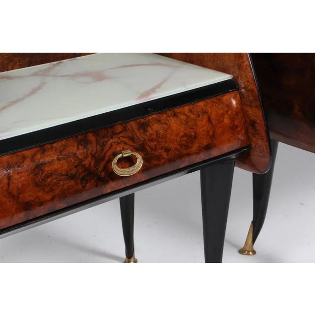 Italian Nightstands, 1960s, Set of 2 For Sale - Image 3 of 8