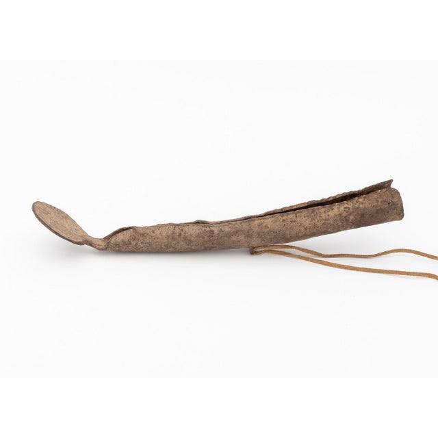 Metal West African Senufo Hand-Forged Iron Rasp Gong For Sale - Image 7 of 10