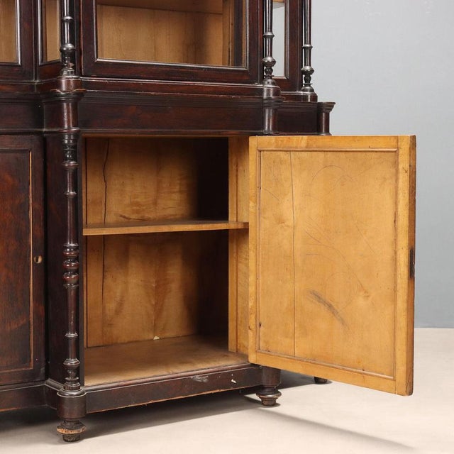 Antique Rosewood Bookcase, 1800s For Sale - Image 10 of 14