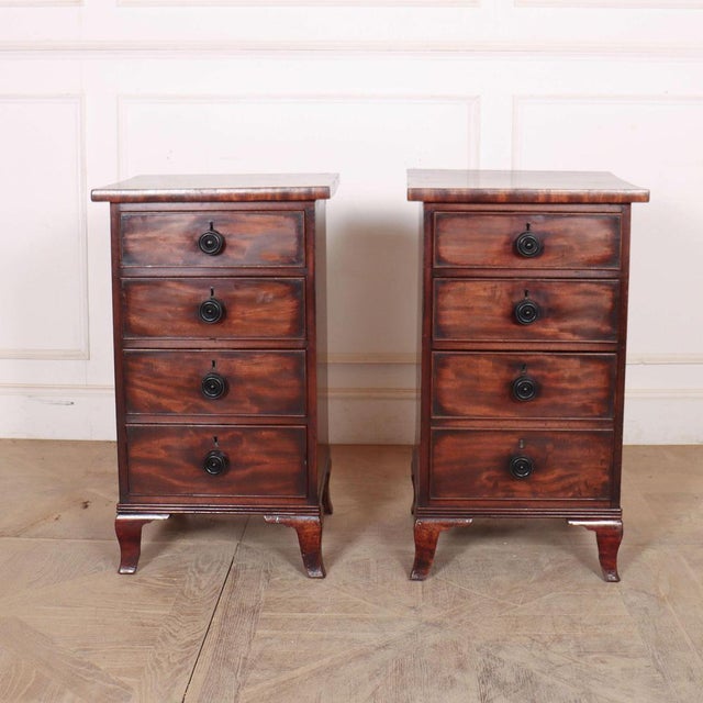 English Bedside Tables, Set of 2 For Sale - Image 9 of 9
