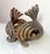 Thick Antique Handmade Forged Copper Brutalist Candle Holder Centerpiece Pricket For Sale In New York - Image 6 of 13