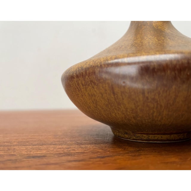 Mid-Century German Minimalist Studio Pottery Vase, 1960s For Sale - Image 9 of 14