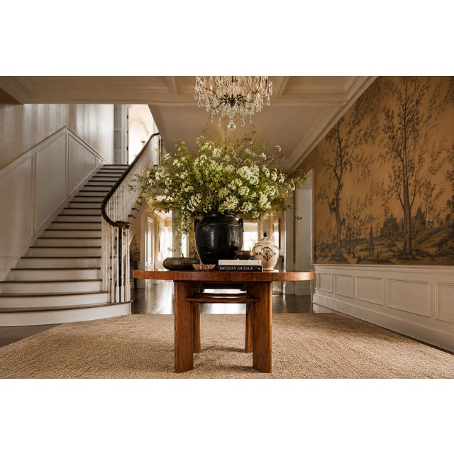 Round Dining Table in Caviúna Wood by Joaquim Tenreiro, Brazil, 1950s For Sale In New York - Image 6 of 17