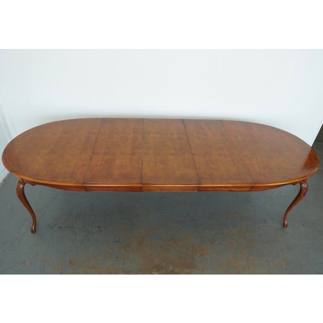 Vintage Baker Furniture French Provincial Extension Dining Table For Sale - Image 12 of 17