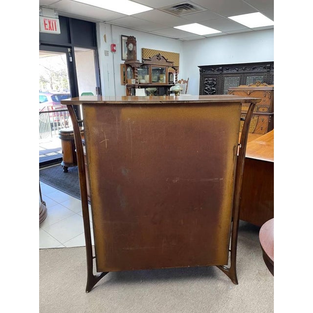 Mid Century Modern 1960 Highboy Dresser, Designed by Piet Hein, Daniel Jones, Floating Sculptural, Walnut Wood, Attributed For Sale - Image 13 of 13
