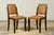 Set of 6 1930s French Art Deco Maple Dining Chairs in Tan Leather For Sale - Image 14 of 18
