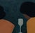 In the warmth of friendship, two women sit together, a bottle of wine between them, sharing stories that weave their lives...