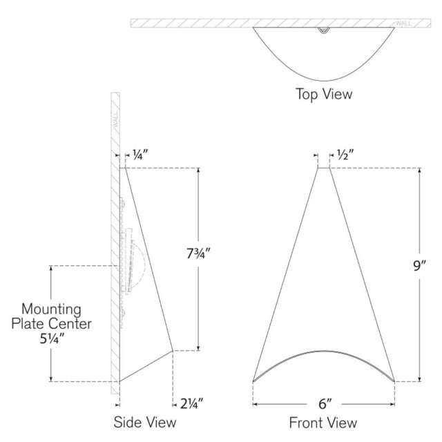 Kelly Wearstler for Visual Comfort Signature Piel 9" Indoor/Outdoor Wall Wash in Pewter For Sale - Image 10 of 12
