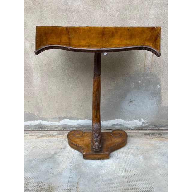 Tan Small Vintage Console Table, 1890s For Sale - Image 8 of 10
