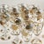 1960s Set of 14 24k Gold Encrusted Crystal Claret Wine Glasses For Sale - Image 9 of 13