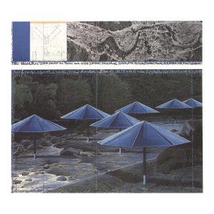 Javacheff Christo the Blue Umbrellas, 1995