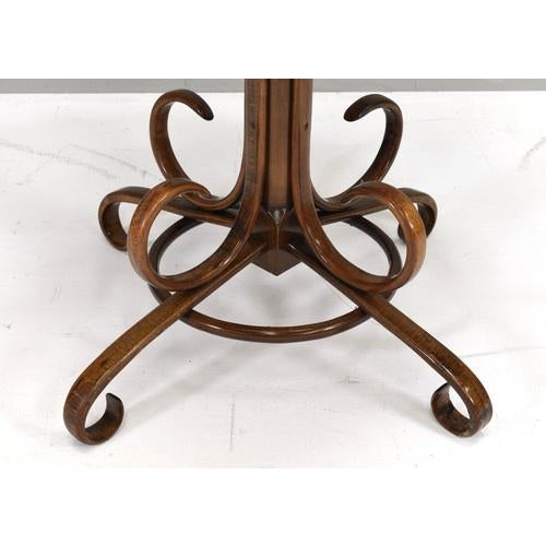 Bistro Dining Table in Bentwood and Cane from Alvar Aalto by Thonet For Sale - Image 9 of 11