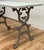 Early 20th Century Antique French Marble Top Cast Iron Bistro Table For Sale - Image 5 of 14