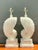 Vintage Plaster Shell Form Table Lamps - Pair For Sale - Image 11 of 12