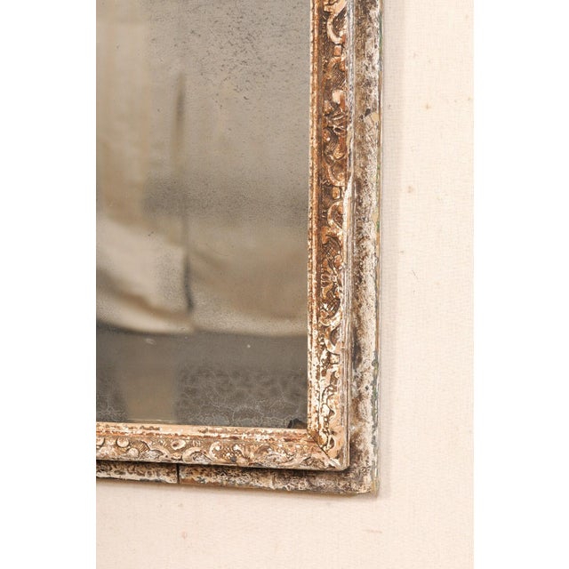 French 19th Century Mirror with Original Glass & Paint For Sale - Image 9 of 10