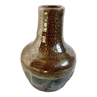 1960s Mid Century Ceramic Pottery Weed Pot For Sale