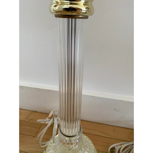 Hollywood Regency Pair of Vintage Hollywood Regency Style Table Lamps For Sale - Image 3 of 8