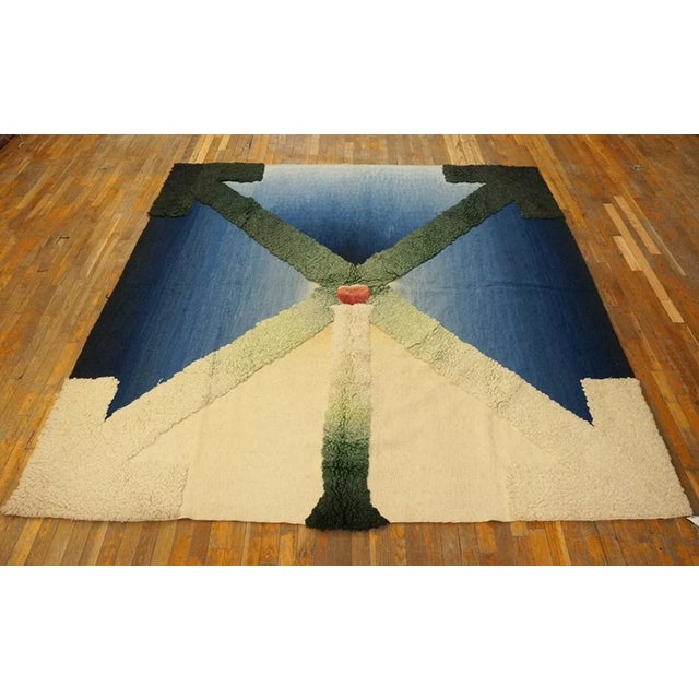 Mid 20th Century English Art Moderne Tapestry by Stefan Knapp ( 7'9" x 8'10" - 236 x 270 )