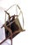 Brown Vintage Bentwood & Brass Magazine Rack For Sale - Image 8 of 18