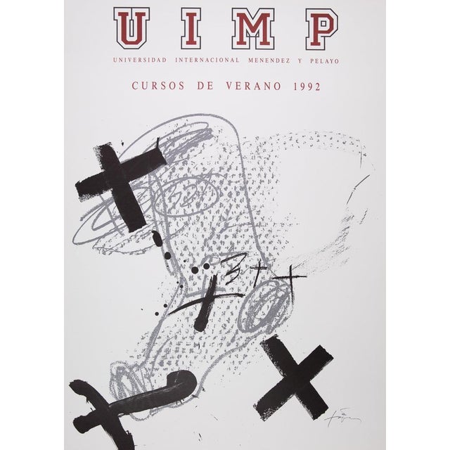UIMP Poster after Antoni Tapies For Sale - Image 5 of 5