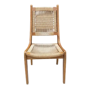 Vintage Mid Century Woven Rope Accent Chair