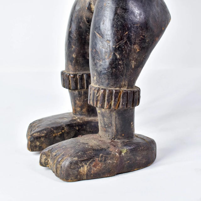 Early 20th Century Anyi Attye Standing Male Figure Côte d'Ivoire For Sale In Denver - Image 6 of 17