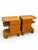 Set of two Art Deco nightstands, Central Europe, 1930s. Spruce veneered in zebrawood and karelian birch veneer, interior...