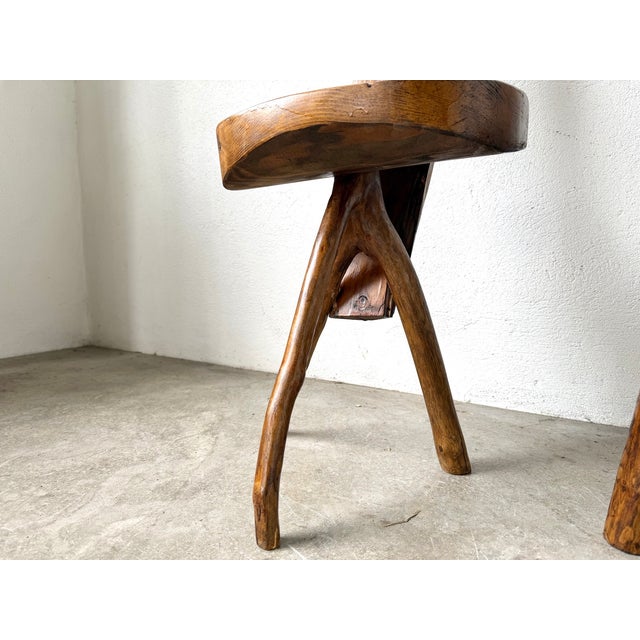 Alpine Pine Chairs, France, 1950s, Set of 3 For Sale - Image 9 of 18