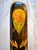 40" Hand-Carved Indonesian Wood Wall Mask - Elongated Balinese Tribal Foil-Accent Sculpture (39.5") For Sale - Image 4 of 6