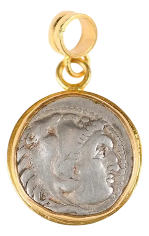 Ancient Greek Drachm Pendant