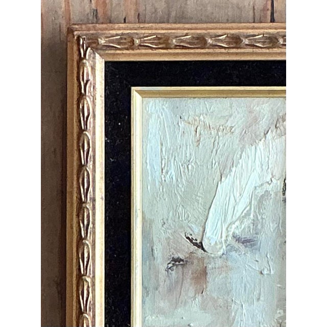Vintage Original Abstract Oil on Board For Sale - Image 12 of 12