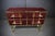 Contemporary Chest of Drawers with Red Murano Glass and Brass Trim from Justfurnituress For Sale - Image 3 of 11