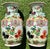 Mid 19th Century Pair of Antique 19th Century Rare Chinese Porcelain Vases Hand Painted Roosters, Florals & Insects For Sale - Image 5 of 18