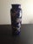 1940s Japanese Bijutsu Toki Handpainted Cherry Blosdom Cobalt Blue Vase For Sale In Dallas - Image 6 of 7