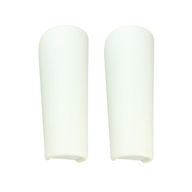 Large Mid-Century Modern Opaline Glass Wall Lamps by Wilhelm Wagenfeld for Peill & Putzler, 1950s, Set of 2 For Sale - Image 11 of 11