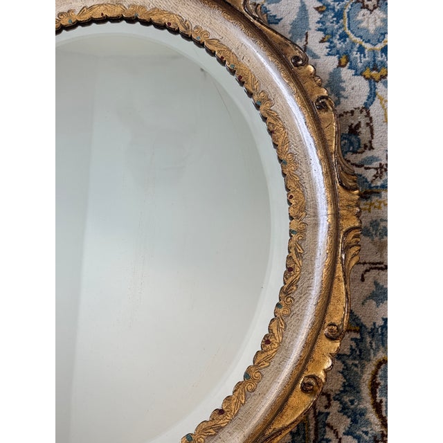 20th Century Florentine Giltwood Mirror For Sale - Image 9 of 12