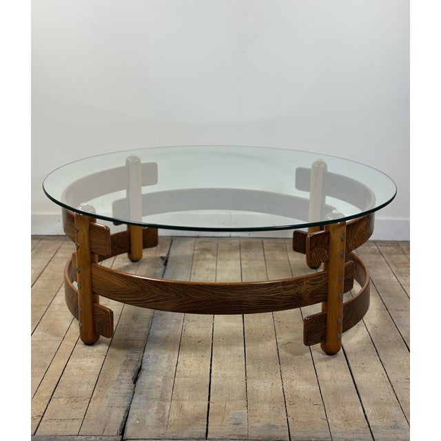 Wood Scandinavian Teak Coffee Table, 1970 For Sale - Image 7 of 14