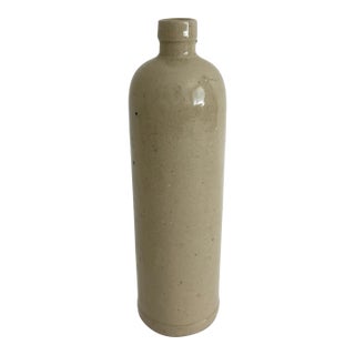Antique French Stoneware Bottle For Sale